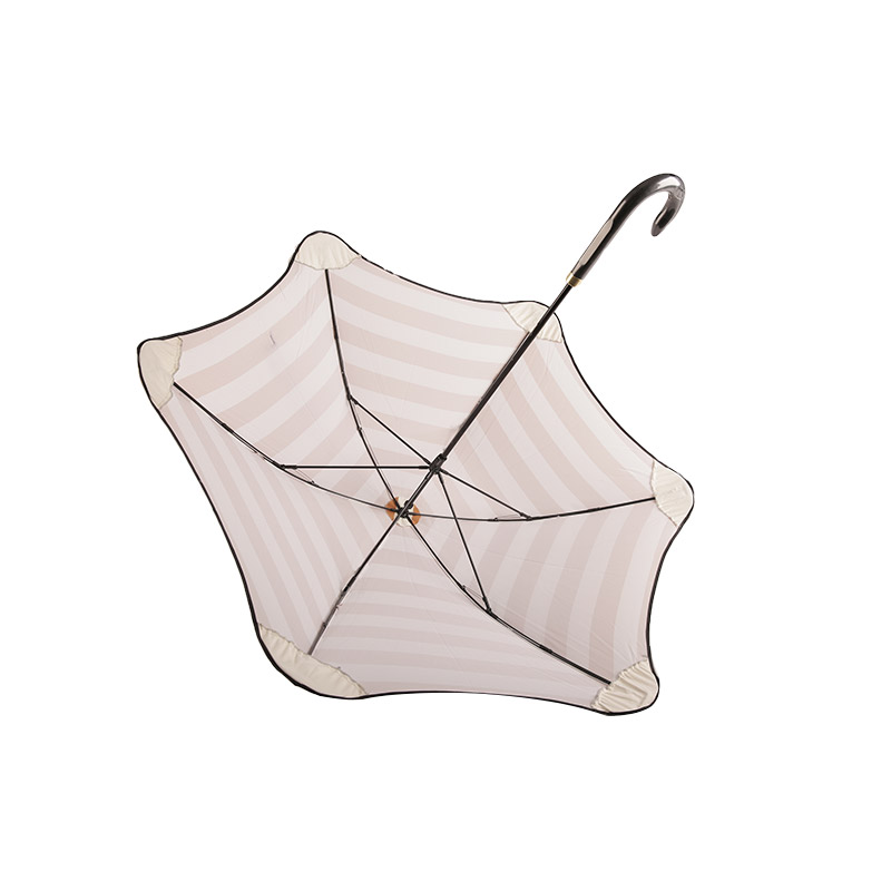 Gestreepte Beach Sun Oxford rechte paraplu-0E6B0007