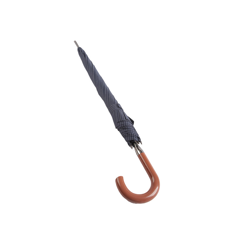 Goede stevigheid Pongee Rechte paraplu-0E6B0175