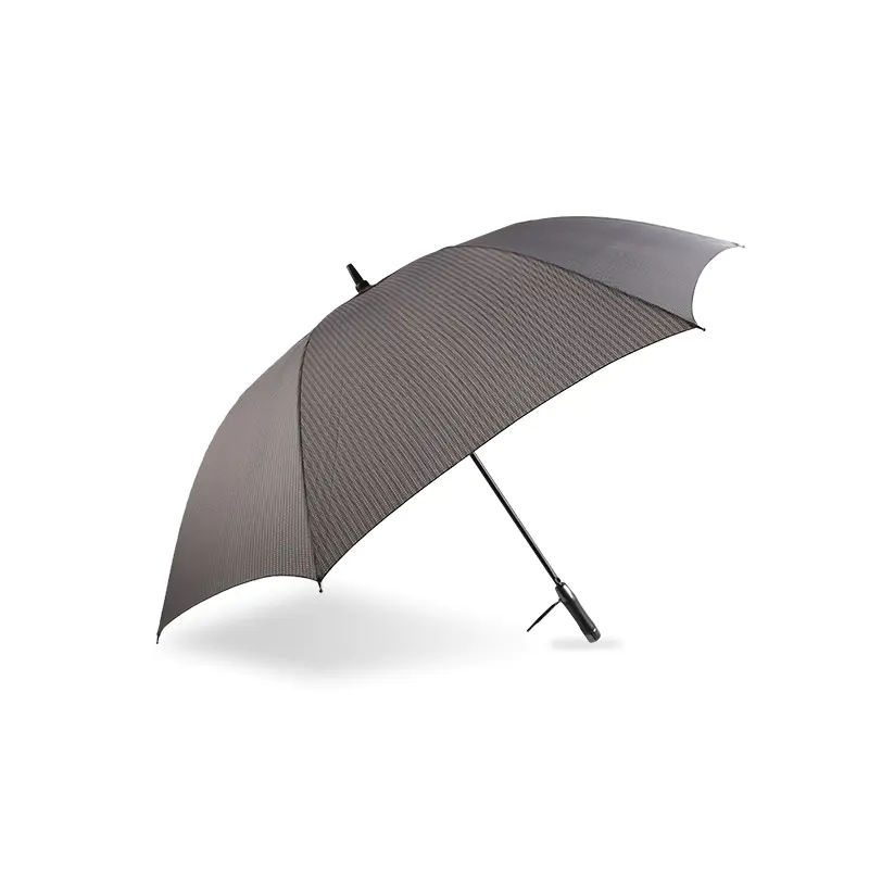 Stripe Business Can Be Automatic Pongee Rechte paraplu-0E6B0233