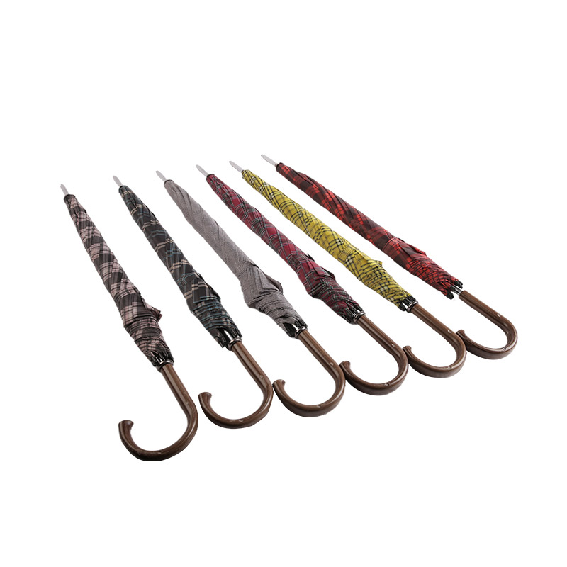 Rode Plaid Student Spirit Rechte polyester paraplu-0E6B0329