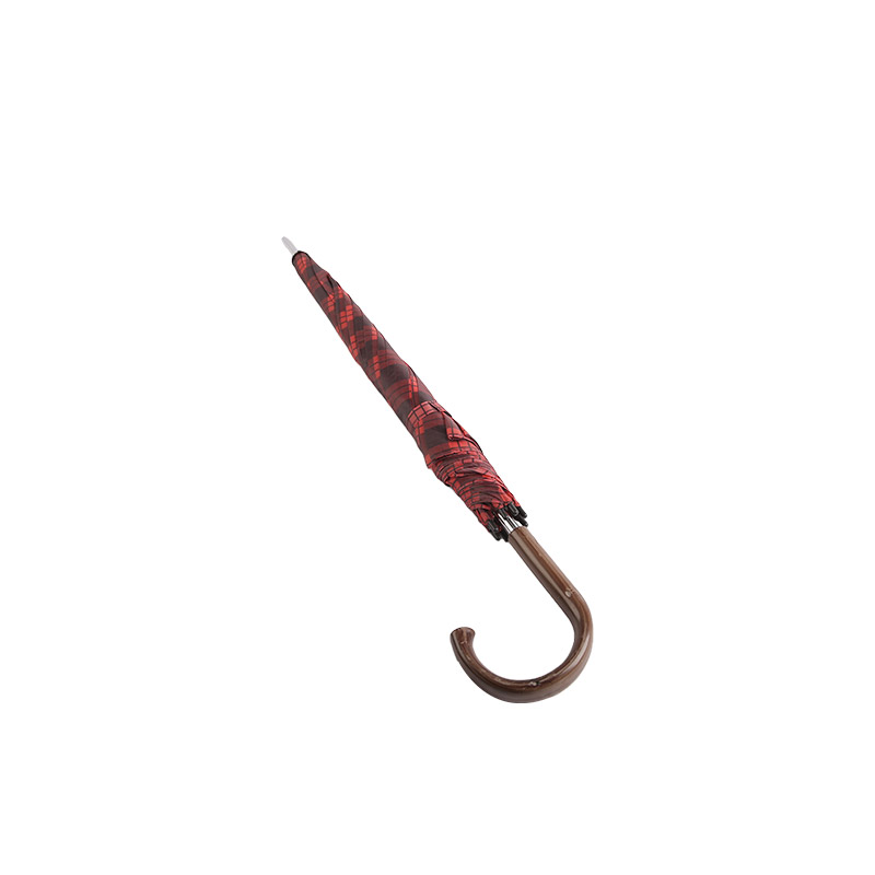 Rode Plaid Student Spirit Rechte polyester paraplu-0E6B0329