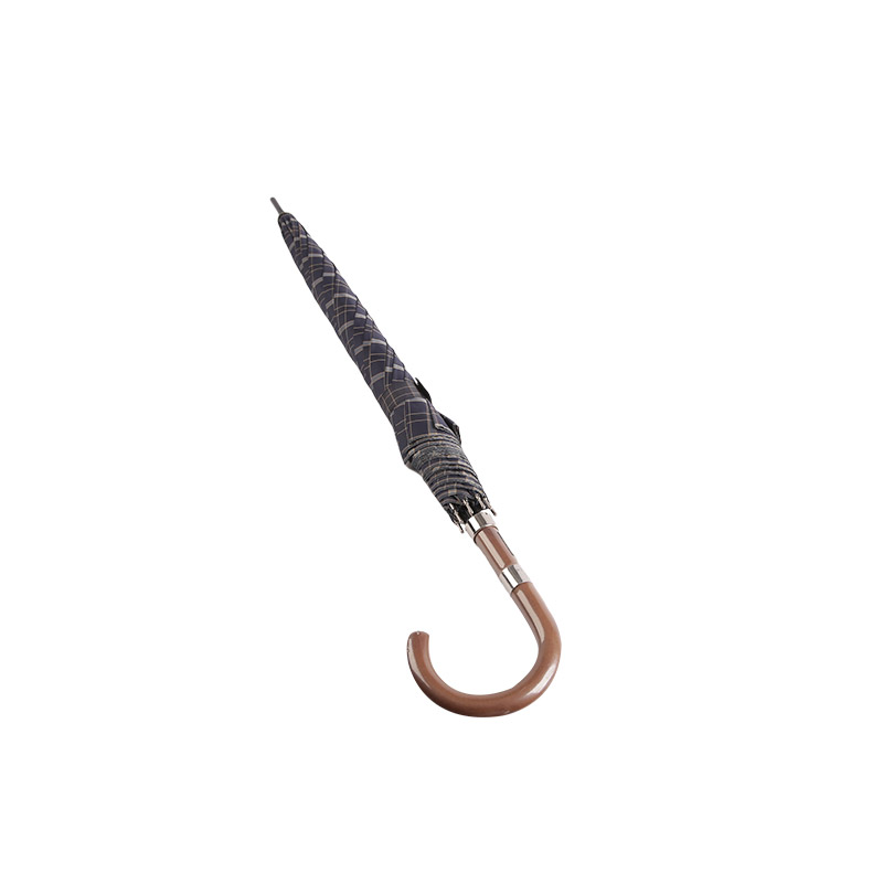 Lichtgewicht en geschikt voor mannen Pongee Rechte paraplu-0E6B0362