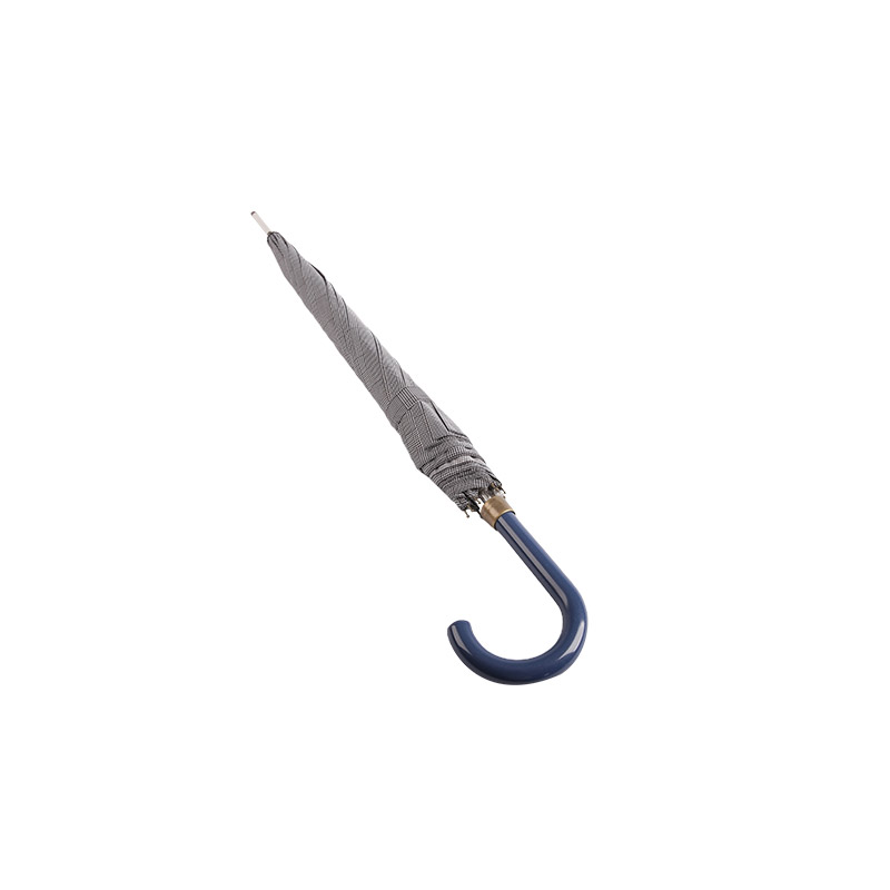 Puntige weerhaak kan worden opgehangen Pongee Rechte paraplu-0E6B0388