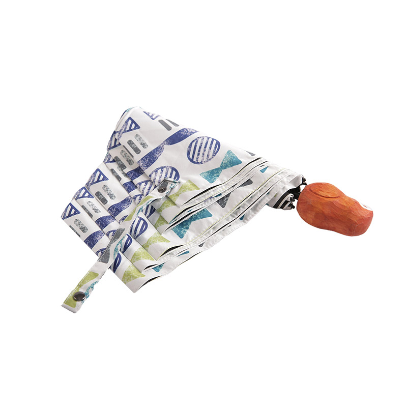 Vlinderdas Cirkel Collocatie Pongee Met Gecoate Drievoudige paraplu-0E6B0454